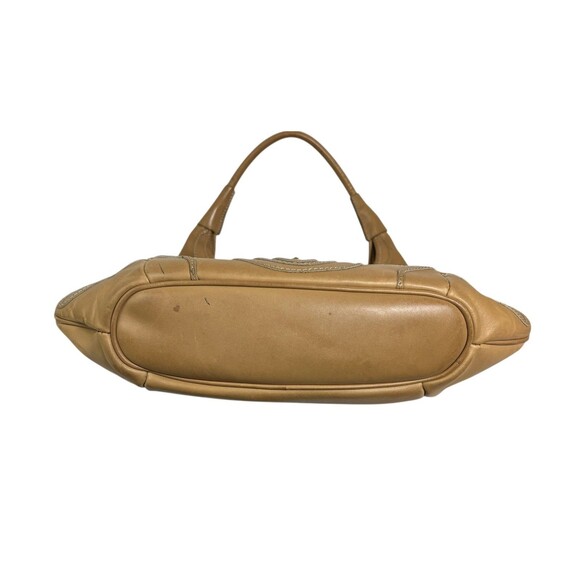 Tramontano Napoli Tan Leather Boho Hobo Shoulder Bag Handbag Purse - Picture 5 of 15